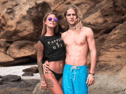 Tatted and DTF Crop Top