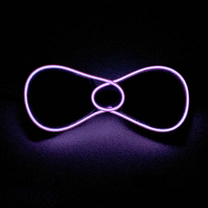 Neon LED Luminous Bow Tie