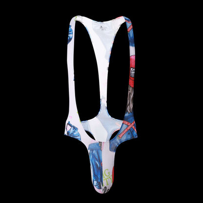 Men's Print Thong Jumpsuit
