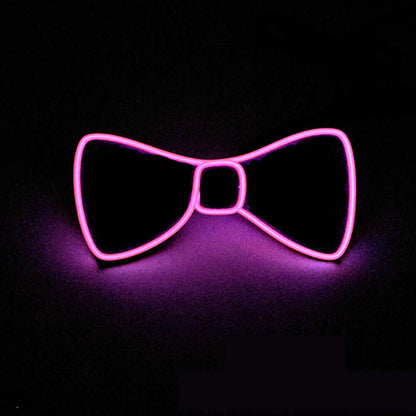 Neon LED Luminous Bow Tie