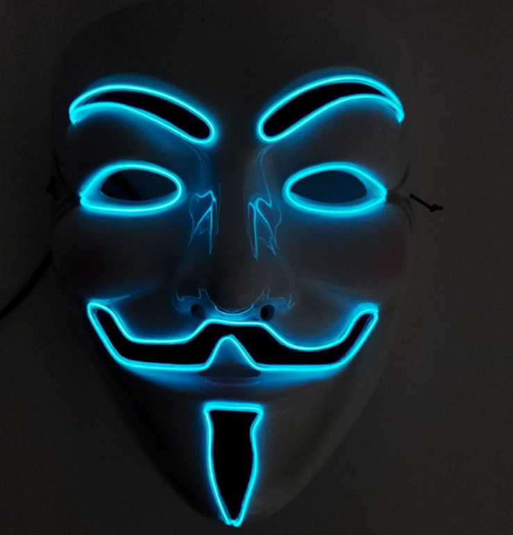 LED Guy Fawkes Mask