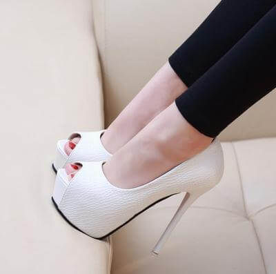 Sky High Heels (Black or White)
