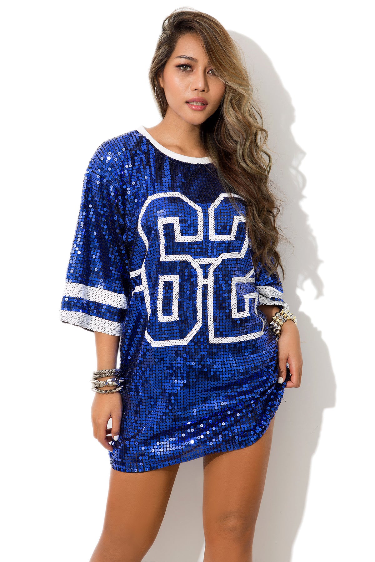 Glitter Jersey Dress