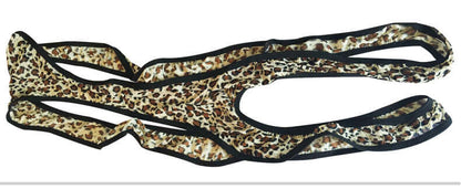 Leopard V-Back Strap Thong Party Boy