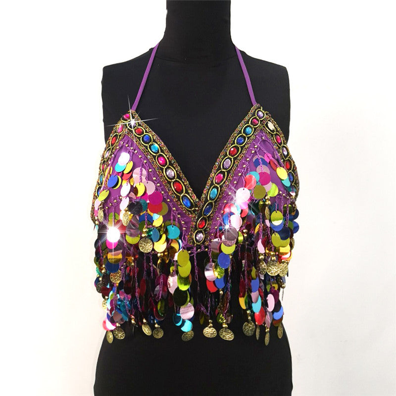 Festive Tassel Beads Top