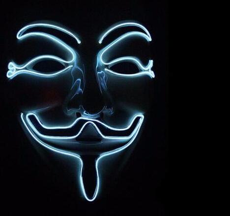 LED Guy Fawkes Mask