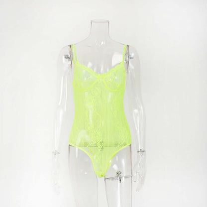 Lace Stitching Jumpsuit