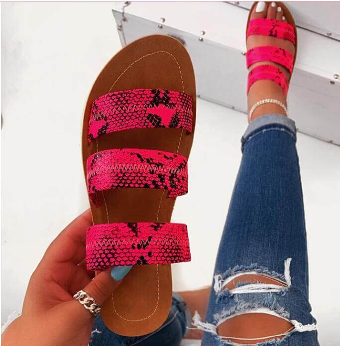 Snakeskin Flats
