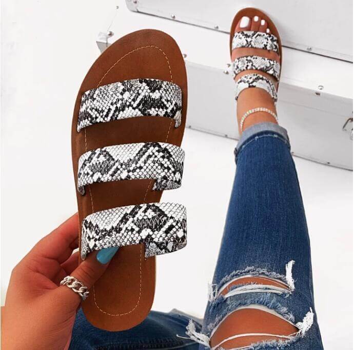 Snakeskin Flats