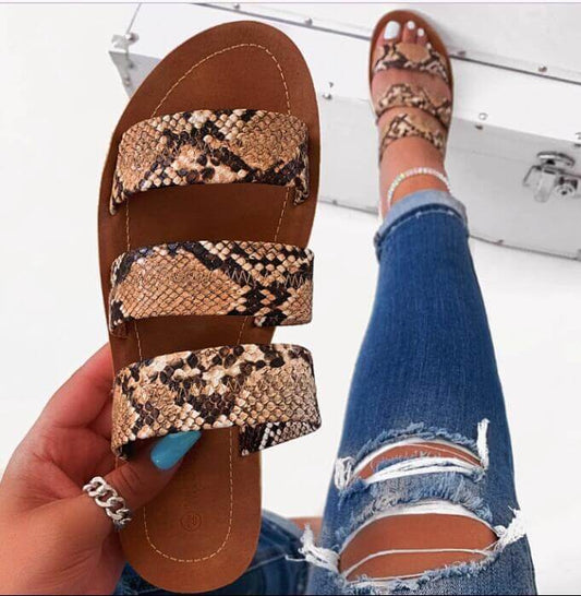 Snakeskin Flats
