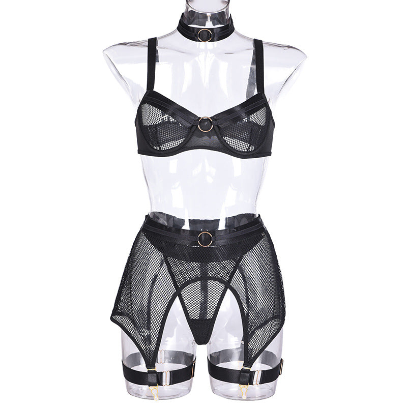 Tight Weave Mesh Set with Girdle