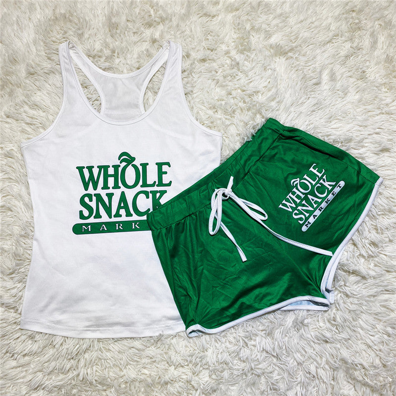 Graphic Tank and Short Set