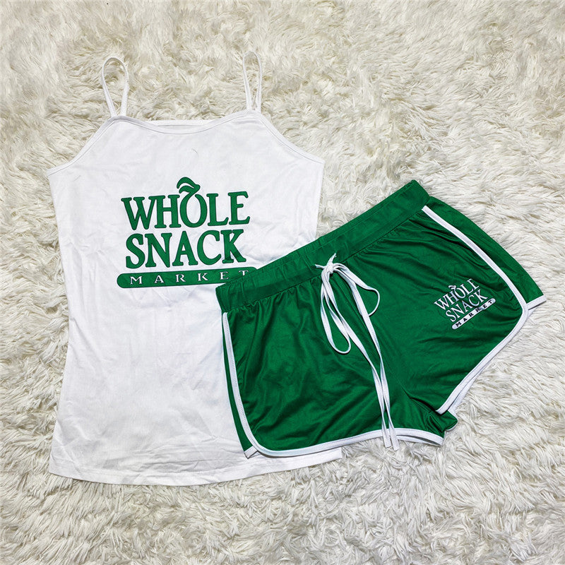 Graphic Tank and Short Set