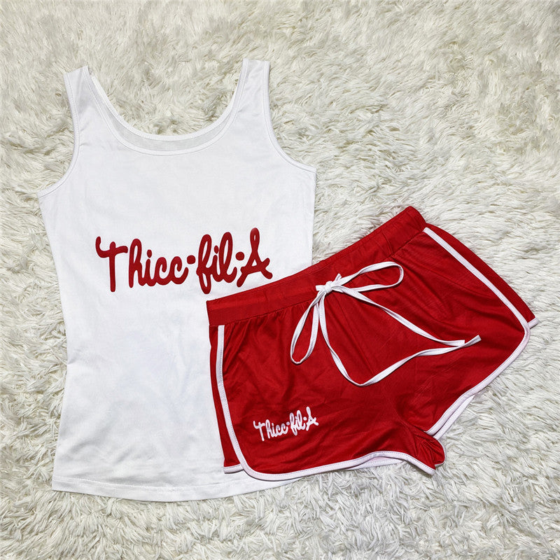 Graphic Tank and Short Set