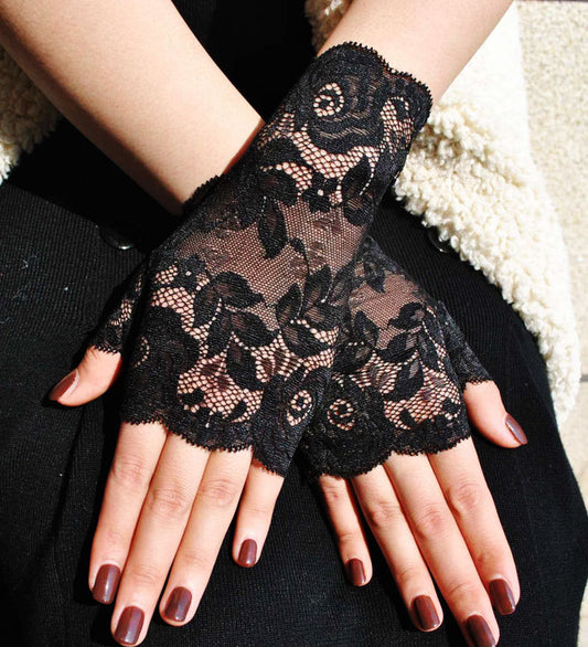 Stretch Lace Gloves