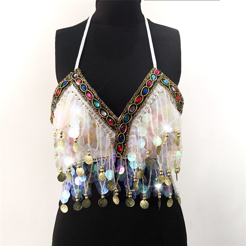 Festive Tassel Beads Top