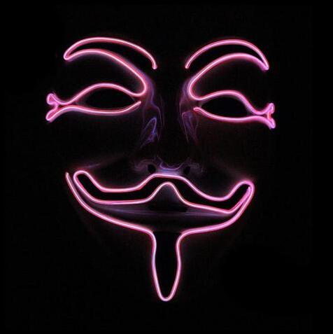 LED Guy Fawkes Mask