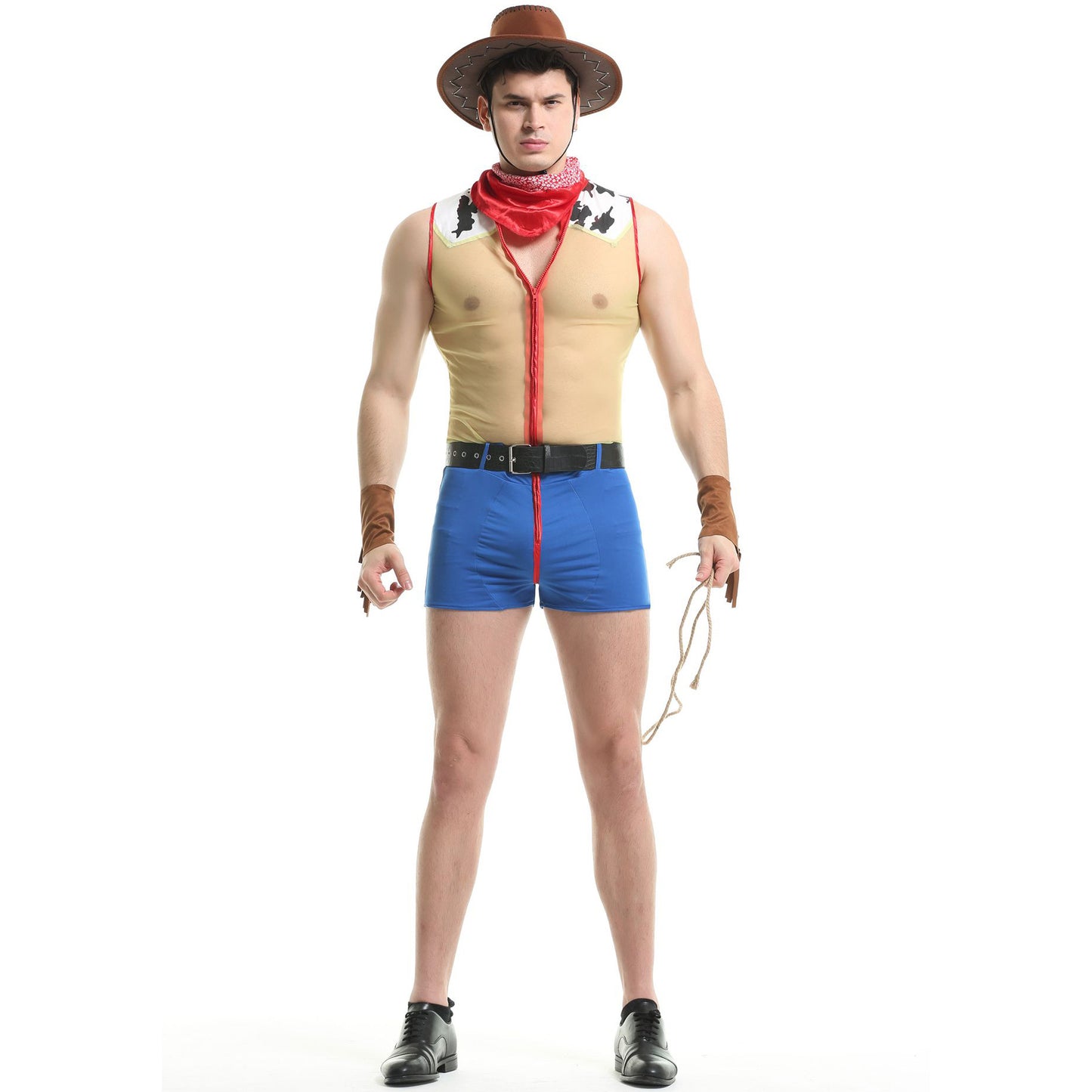 Sleeveless Shorts Cowboy Costume