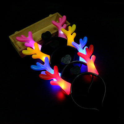 Luminous Flashing Antler Headband