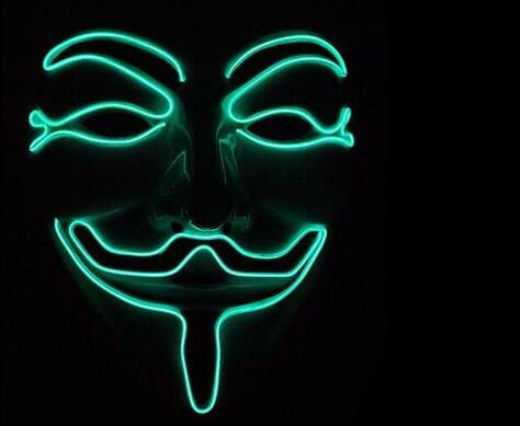 LED Guy Fawkes Mask