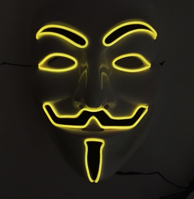 LED Guy Fawkes Mask