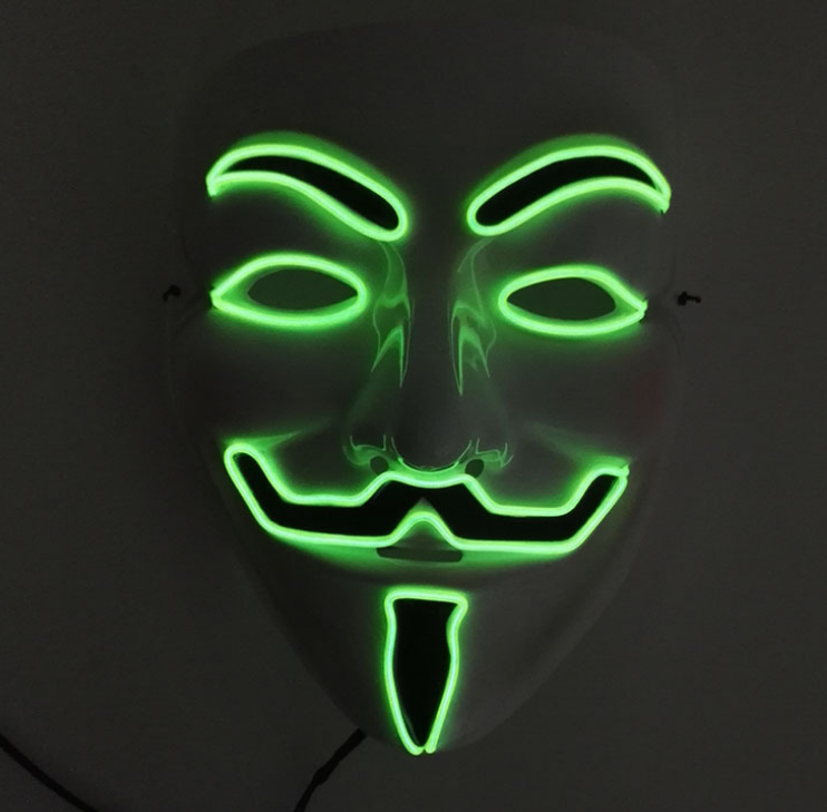 LED Guy Fawkes Mask