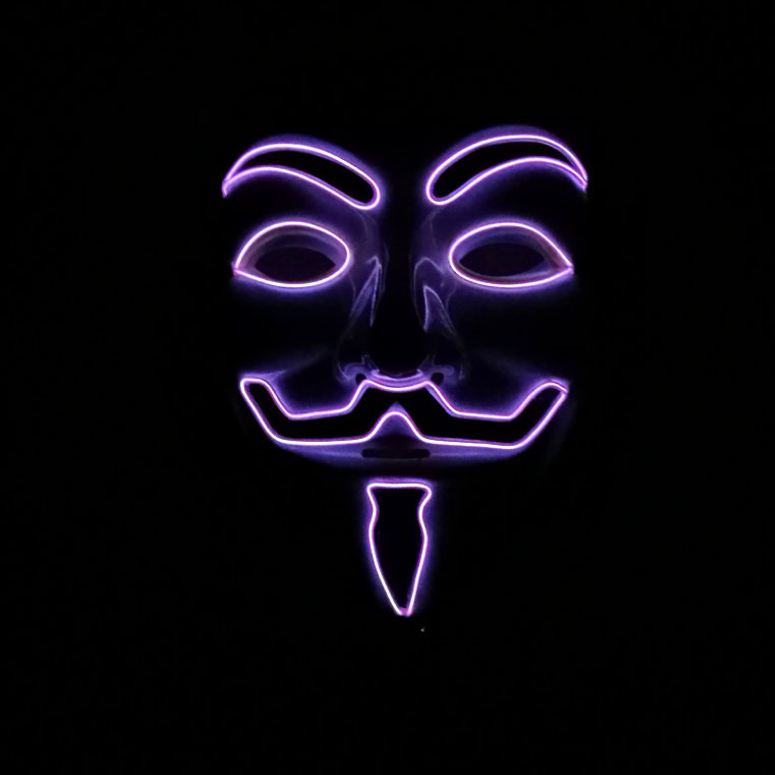 LED Guy Fawkes Mask