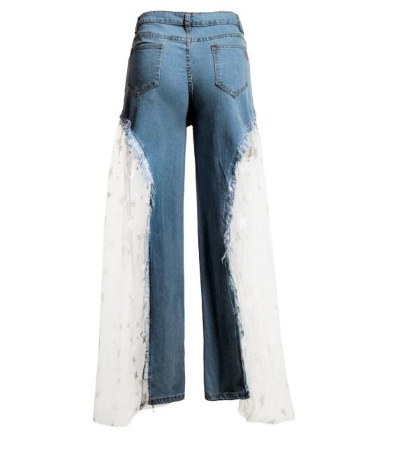 Lace Bottom Jeans