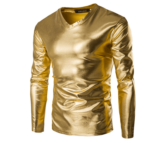 Metallic Gold Top