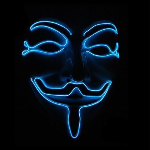 LED Guy Fawkes Mask