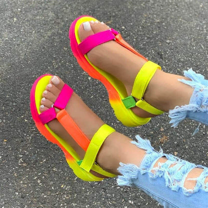 Bright Fish Mouth Sandals