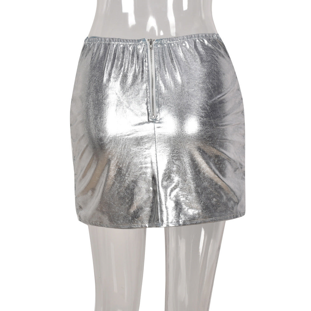 Hip Pack Metallic Skirt