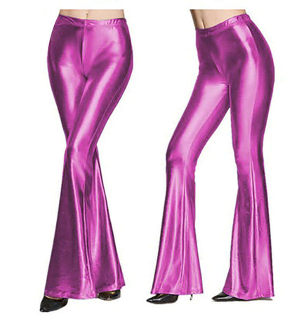 Metallic Glitter Bell Bottoms