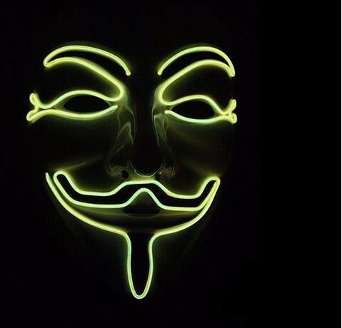 LED Guy Fawkes Mask