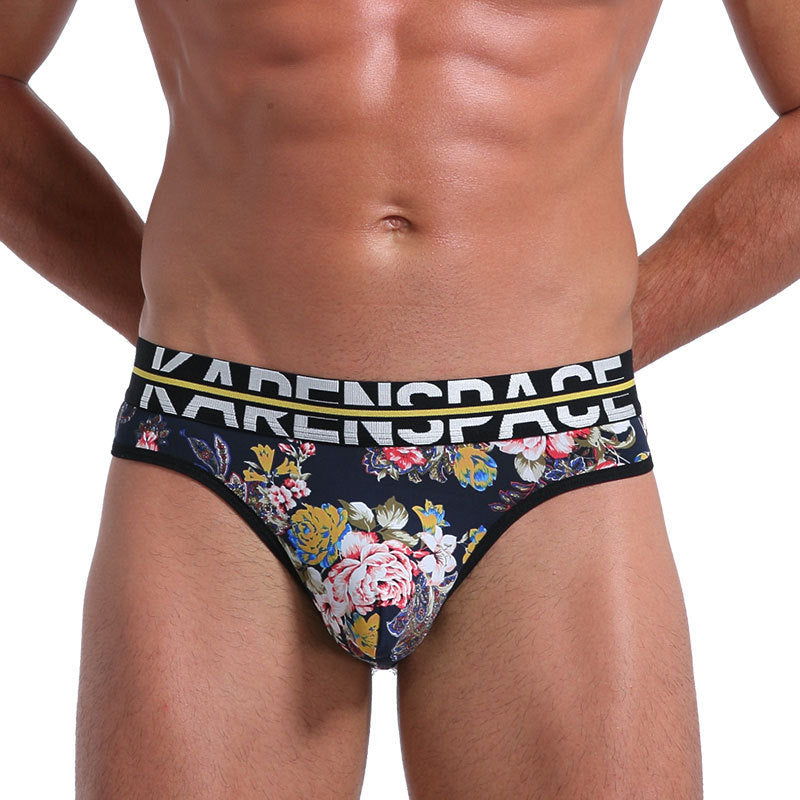 Men's Breathable Printed Underwear