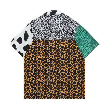 Animal Patchwork Shirt