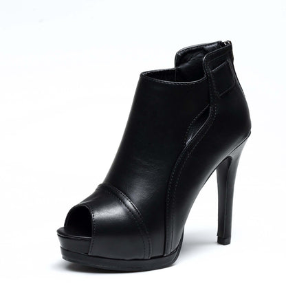 Fish Mouth High Heels
