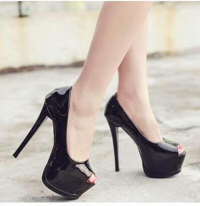 Sky High Heels (Black or White)