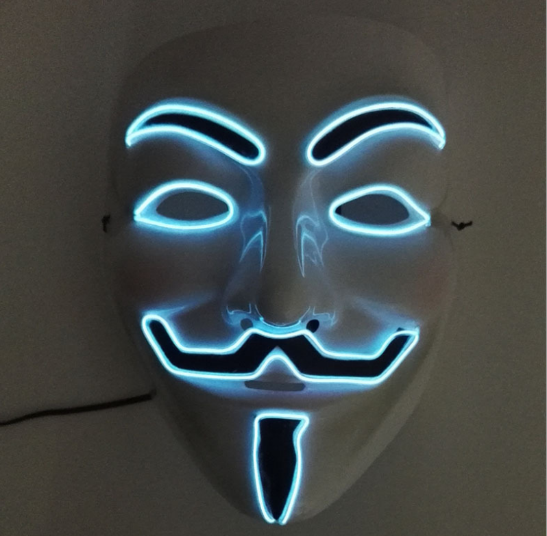 LED Guy Fawkes Mask