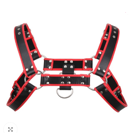 Men's Restraint Leather Harness