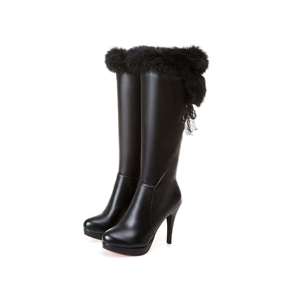 PU Knight Boots