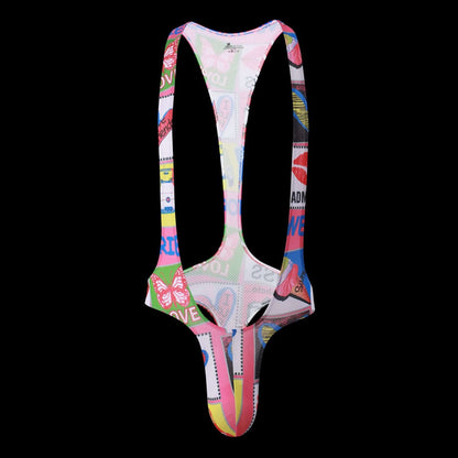 Men's Print Thong Jumpsuit