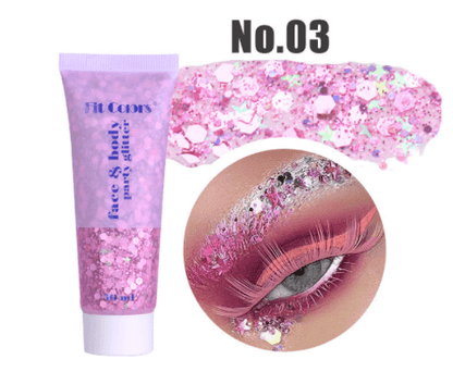 Glitter Gel Mermaid Scale Face Body Eye Shadow