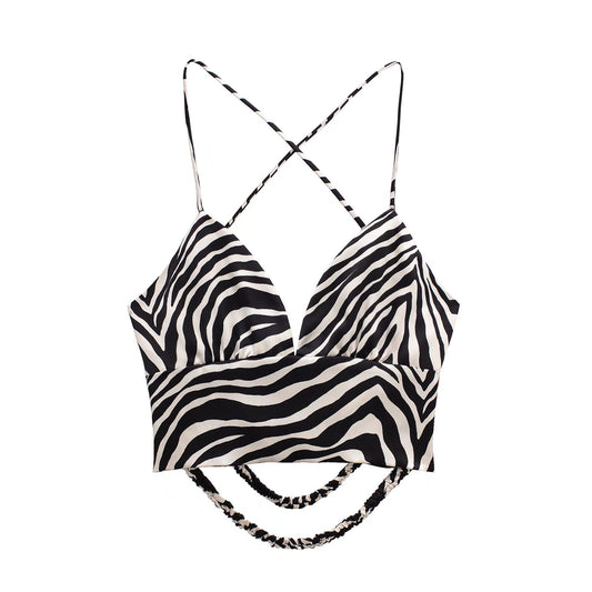 Animal Print Crop Top