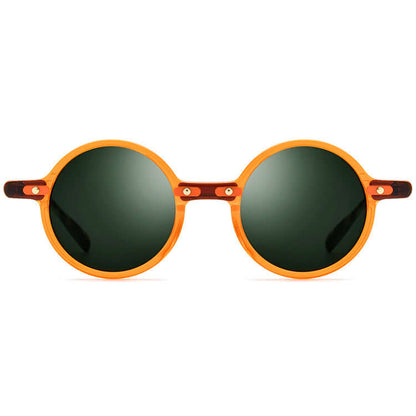 Classic Retro Plate Round Sunglasses