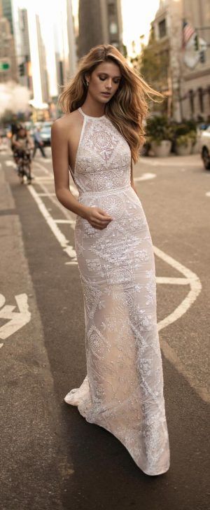 Halter Lace Long Dress