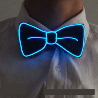 Neon LED Luminous Bow Tie