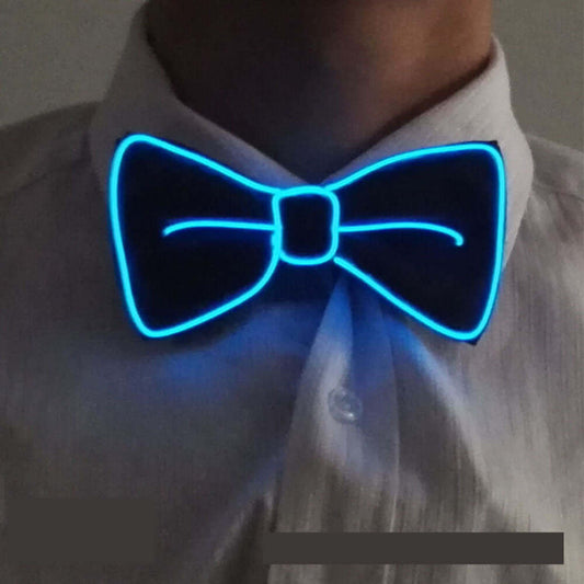 Neon LED Luminous Bow Tie