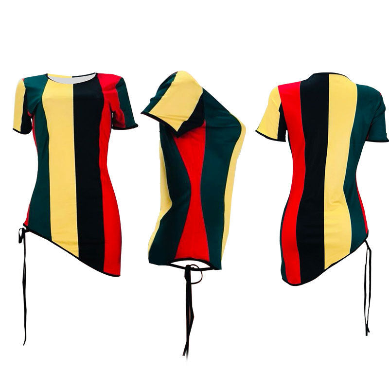 Jamaican Striped dress