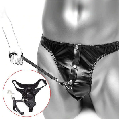 PU Leather Ling with Leash